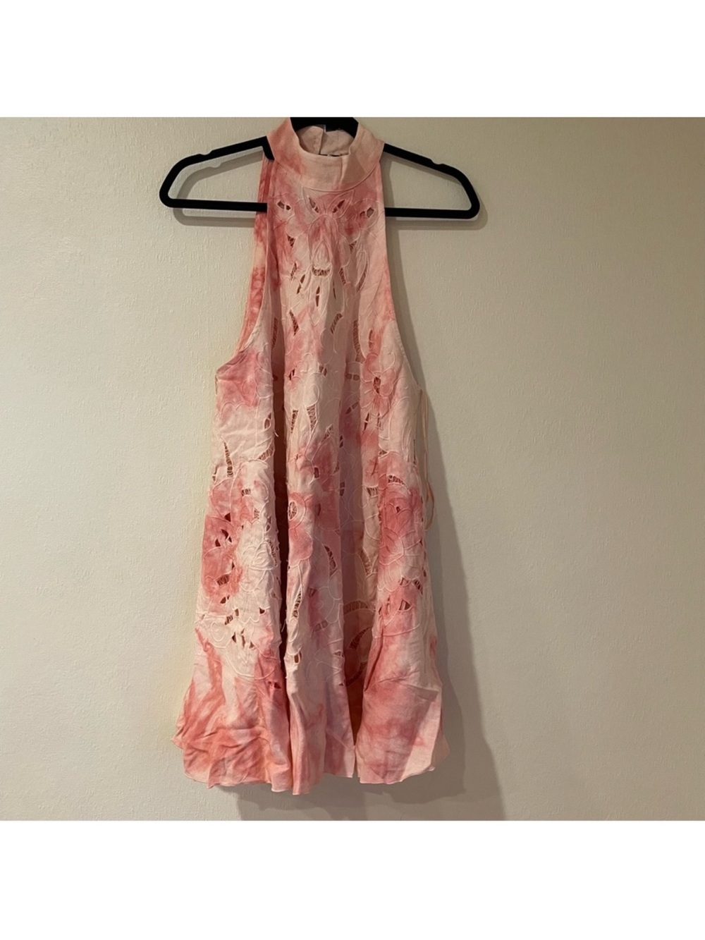 Free People Tie Dye Halter Dress